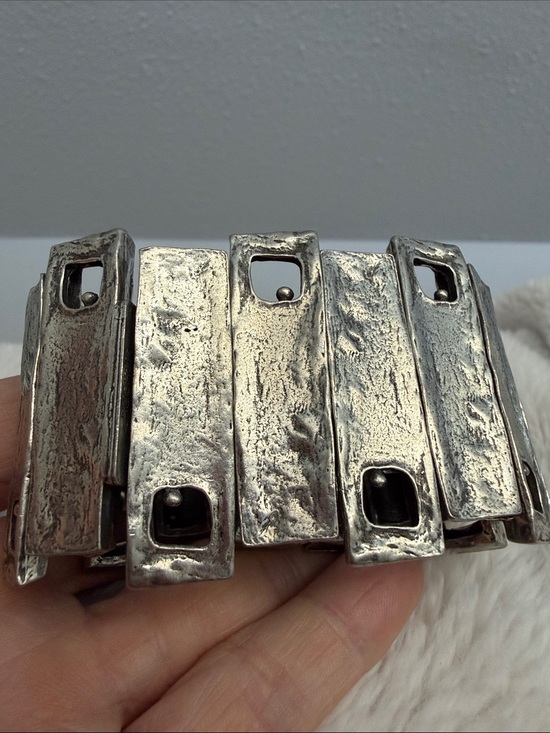 Anne-Marie Chagnon Jewelry - Anne Marie Chagnon | Antiqued Pewter Statement Stretch Bracelet